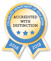 accredited with distinction ribbon for 2018